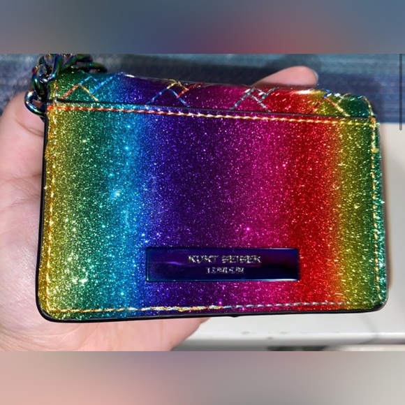 NWT Kurt Geiger London Rainbow Micro Kensington Shoulder Bag - Picture 2 of 9